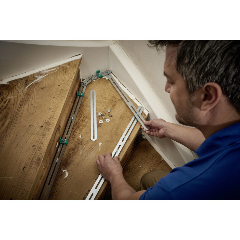 Gabarit pour marches d'escalier WOLFCRAFT