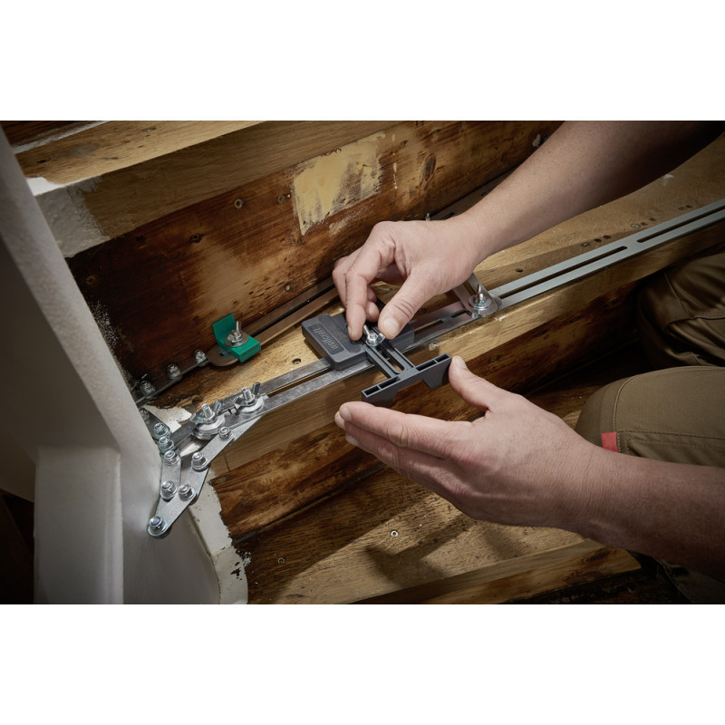 Gabarit pour marches d'escalier WOLFCRAFT