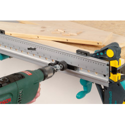 Gabarit de perçage pour assemblage avec des tourillons Ø 5 - 10 mm WOLFCRAFT