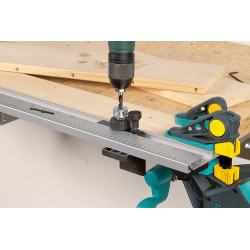 Gabarit de perçage pour assemblage avec des tourillons Ø 5 - 10 mm WOLFCRAFT