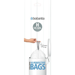 Sac poubelle H 50-60 L 10 pièces BRABANTIA