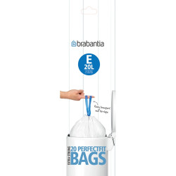 Sac poubelle E 20 L 20 pièces BRABANTIA