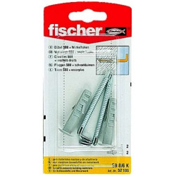 Cheville SB 6/8 avec crochet – Fixation solide | FISCHER