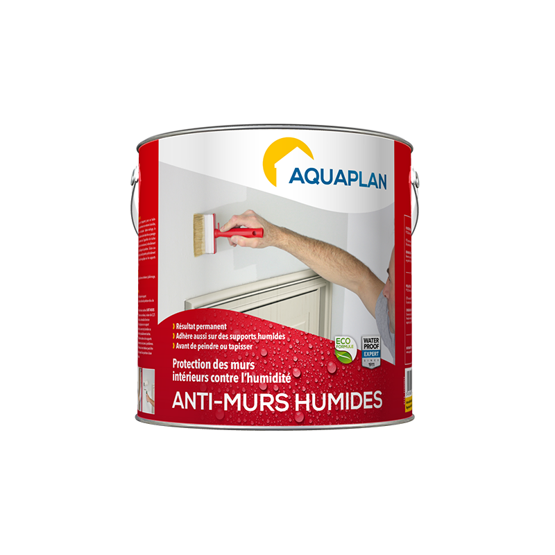 Enduit anti-murs humides 2,5 L AQUAPLAN