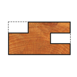 Fraise à rainurer en carbure de tungstène Ø 40 x 4 mm WOLFCRAFT