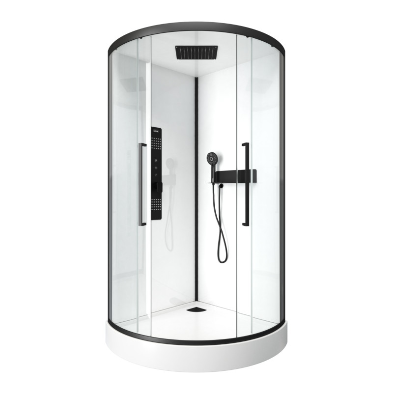 Cabine de douche Urban 2 1/4 rond 90 x 90 x 215 cm AURLANE