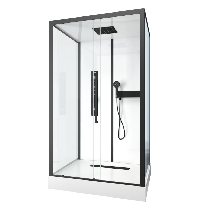 Cabine de douche Urban 2 rectangle 115 x 90 x 215 cm AURLANE