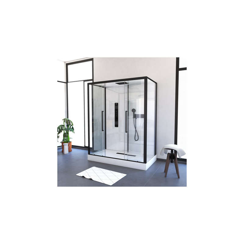 Cabine de douche Urban 2 XXL 160 x 85 x 215 cm AURLANE Cabine de douche Urban 2 XXL 160 x 85 x 215 cm AURLANE