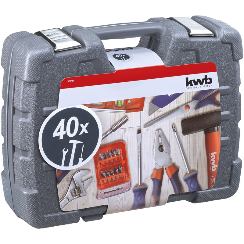Set d'outils à main 40 pièces KWB Set d'outils à main 40 pièces KWB