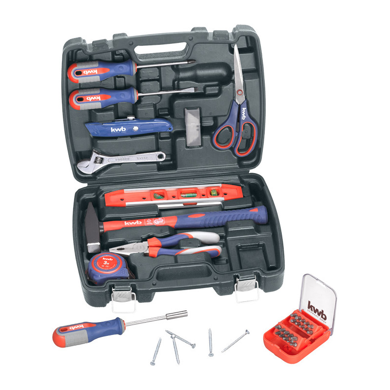 Set d'outils à main 40 pièces KWB Set d'outils à main 40 pièces KWB