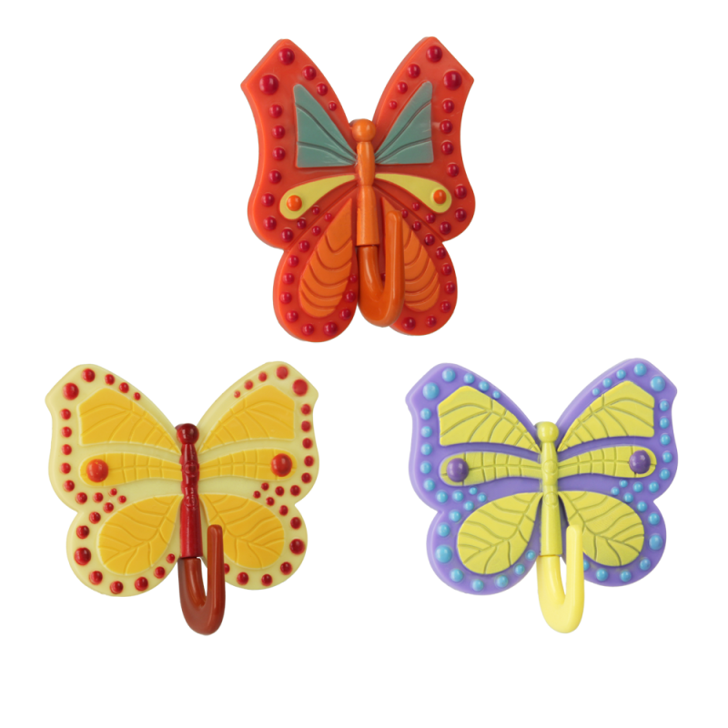 Crochet Adhésif Papillon – Rangement Cuisine Pratique | METALTEX