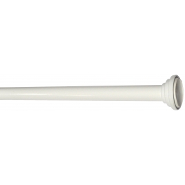 Barre entre murs blanche 120 - 210 cm
