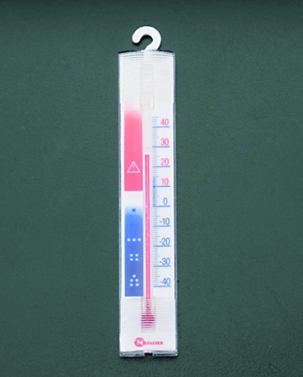 Thermomètres et minuteurs : thermometre frigo cadran plast