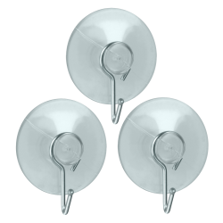 Crochet à ventouse 3 pièces – Rangement cuisine facile | METALTEX