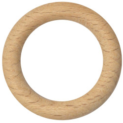 Anneaux Bois Brut Ø 28mm (10 Pcs) – Accessoire Rideaux | MOBOIS