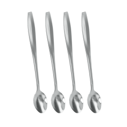 Cuillères à limonade 19cm 4 pièces – Idéal pour vos boissons | METALTEX