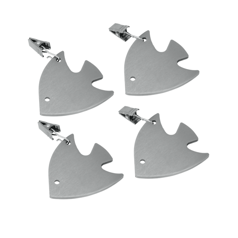 Fixe-nappe Inox POIDS 4 pièces – Maintien Stable | METALTEX Fixe-nappe Inox POIDS 4 pièces – Maintien Stable | METALTEX