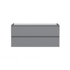 Meuble sous-plan à tiroirs Lunik gris Onyx 120 x 46 x 55 cm ALLIBERT