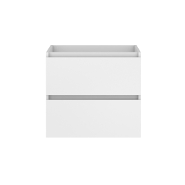 Meuble sous-plan à tiroirs Lunik blanc brillant 60 x 46 x 55 cm ALLIBERT