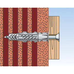 Cheville multi-matériaux UX Ø 8mm – Fixation Robuste | FISCHER