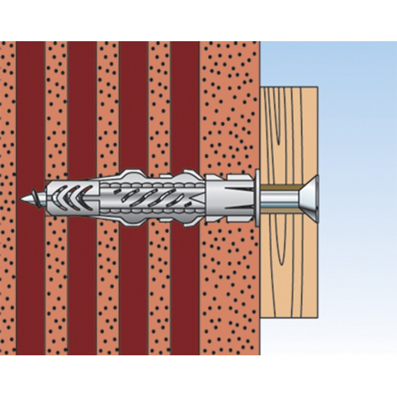 Cheville multi-matériaux UX Ø 8mm – Fixation Robuste | FISCHER