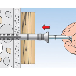 Cheville clou NS Ø 6x60mm (50p) – Fixation Robuste | FISCHER Cheville clou NS Ø 6x60mm (50p) – Fixation Robuste | FISCHER