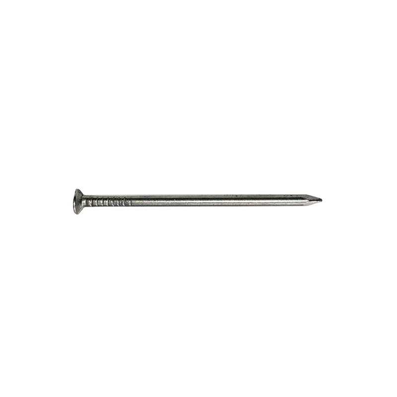 Clou à tête plate en inox 0,1 kg Ø 1,8 x 30 mm