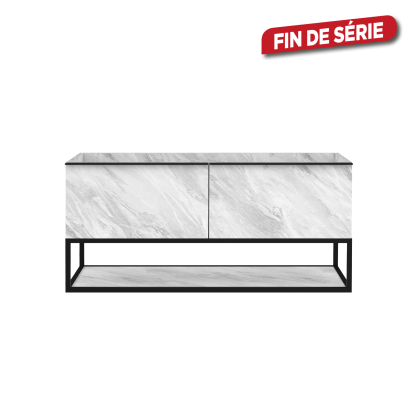 Meuble sous-plan à tiroirs Fabrika marbre 120 x 46 x 55 cm ALLIBERT