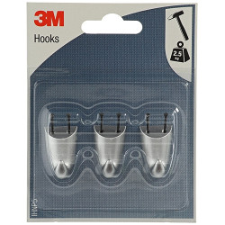 Crochet à clouer gris 3M – Fixation facile mur plâtre
 Crochet à clouer gris 3M – Fixation facile mur plâtre