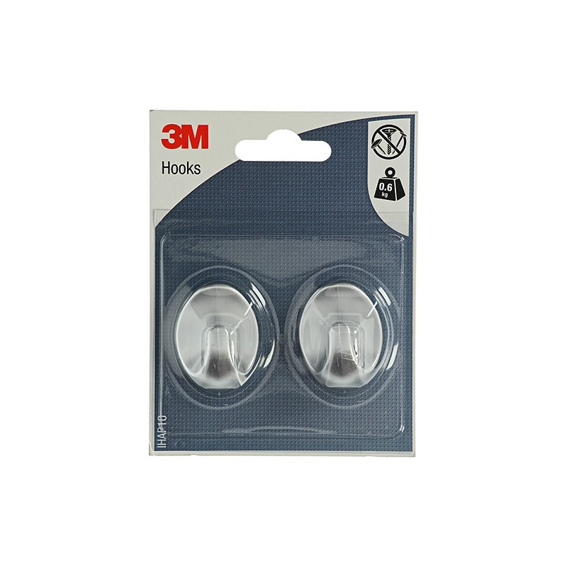 Crochet adhésif 3M Gris – Maintien Solide Crochet adhésif 3M Gris – Maintien Solide