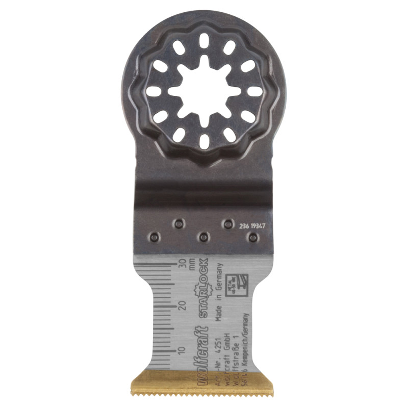Lame de scie plongeante Starlock CT pour métaux 32 mm WOLCRAFT