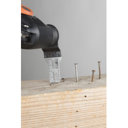 Lame de scie plongeante Starlock BIM pour bois et métaux non-ferreux 20 mm WOLCRAFT Lame de scie plongeante Starlock BIM pour bois et métaux non-ferreux 20 mm WOLCRAFT