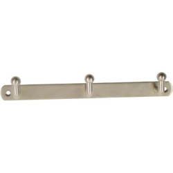 Porte-manteau Inox 3 Crochets – Fixation Facile | LINEA BERTOMANI