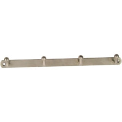 Porte-manteau Inox 4 Crochets – Fixation Facile | LINEA BERTOMANI