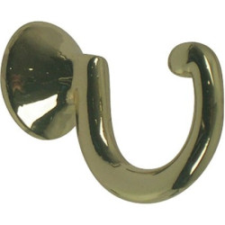 Crochet Zamac 291 25 mm – Idéal porte-manteau | LINEA BERTOMANI