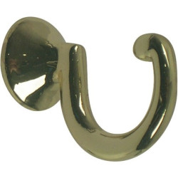 Crochet Zamac 291 35mm – Support mural robuste | LINEA BERTOMANI