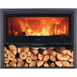 Poêle à bois en fonte Invicta Mesnil 8kW 100m²