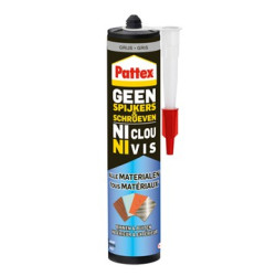 Colle Ni clou nis vis intérieur et extérieur 400 g gris PATTEX