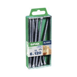 Vis SPAX IN FORCE 6x120mm – Lot de 10 | SPAX
