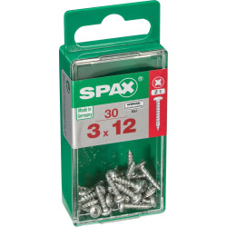 Vis SPAX 3 x 12 mm, 30 pièces – fixation robuste | SPAX