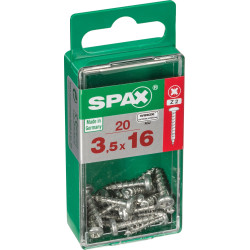 Vis SPAX 3,5x16mm – Lot de 20 | SPAX
