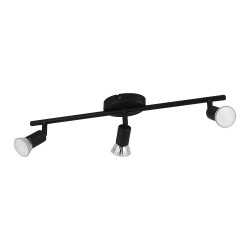Spot Buzz 3 x GU10 LED 3 W noir EGLO