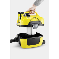 Aspirateur eau et poussière WD1 sur batterie 18 V 2,5 Ah KÄRCHER Aspirateur eau et poussière WD1 sur batterie 18 V 2,5 Ah KÄRCHER