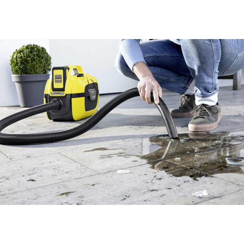 Aspirateur eau et poussière WD1 sur batterie 18 V 2,5 Ah KÄRCHER Aspirateur eau et poussière WD1 sur batterie 18 V 2,5 Ah KÄRCHER