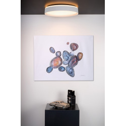Plafonnier Nuria Ø 40 cm LED 24 W dimmable blanc LUCIDE Plafonnier Nuria Ø 40 cm LED 24 W dimmable blanc LUCIDE