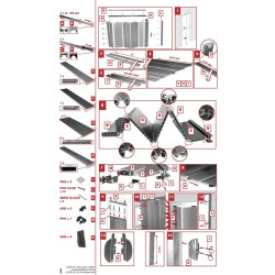 Porte accordéon Spacy palissandre – Élégance et Praticité | GROSFILLEX