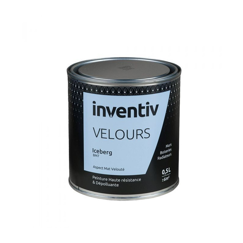 Peinture Velours Iceberg BM7 0,5 L INVENTIV