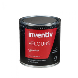 Peinture Velours Coquelicot RL3 0,5 L INVENTIV