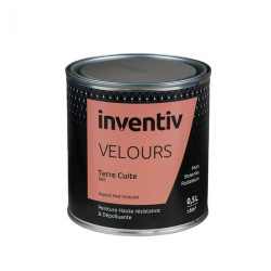 Peinture Velours Terre Cuite BB3 0,5 L INVENTIV