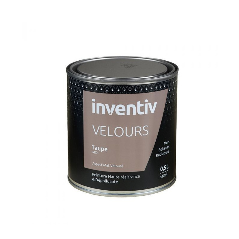 Peinture Velours Taupe MC4 0,5 L INVENTIV